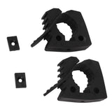 2PCS Shovel Holder Mount Rubber Quick Release Shovel Clamp Mount Bracket Fit for 1 1/7 Inch to 1 3/7 Inch Diameter Tools