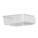 Transparent Desktop Stationery Organizer Stackable Stationery Files Storage Shelf Desktop Organizer S 26.5x20.2x8cm