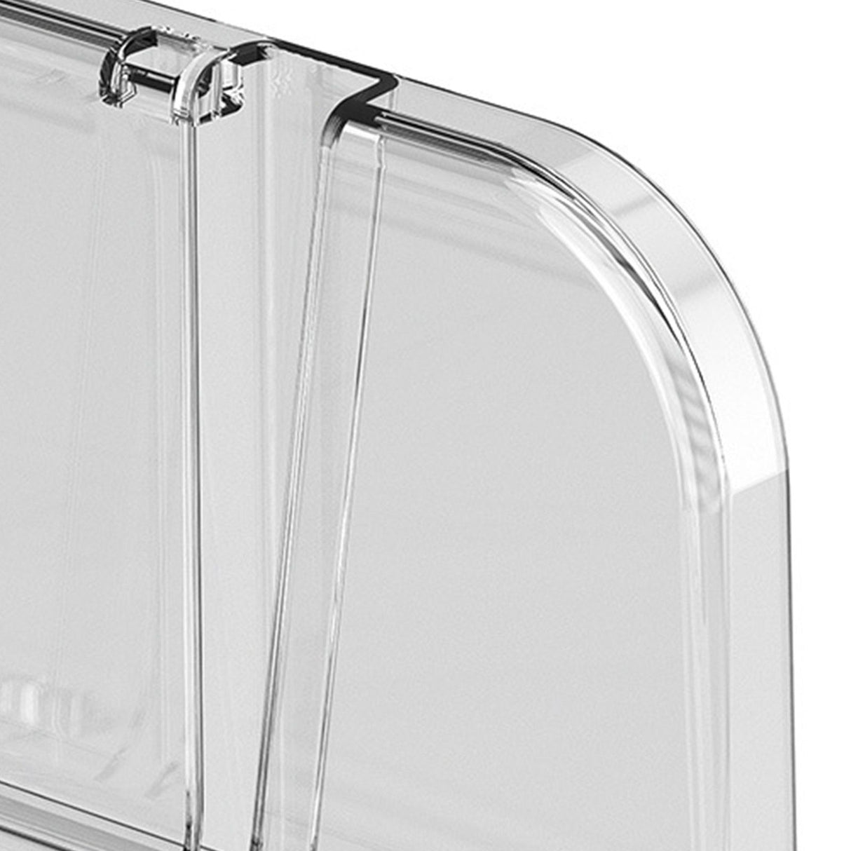 Transparent Desktop Stationery Organizer Stackable Stationery Files Storage Shelf Desktop Organizer L 26.5x33.2x8.5cm
