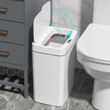 Automatic Trash Can 20L Touchless Sensor Easy Clean PP Waterproof Electric Garbage Bin for Kitchen Bathroom White Golden Battery Free - Extra Image