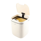 Automatic Trash Can 20L Touchless Sensor Easy Clean PP Waterproof Electric Garbage Bin for Kitchen Bathroom Cream White Battery Free - Extra Image