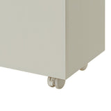Book Storage Box with Dual Side Handles Stackable 50kg Load Bearing Multifunctional Use File Storage Bins With Wheel