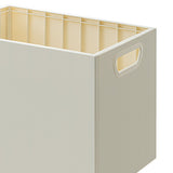 Book Storage Box with Dual Side Handles Stackable 50kg Load Bearing Multifunctional Use File Storage Bins With Wheel - Extra Image