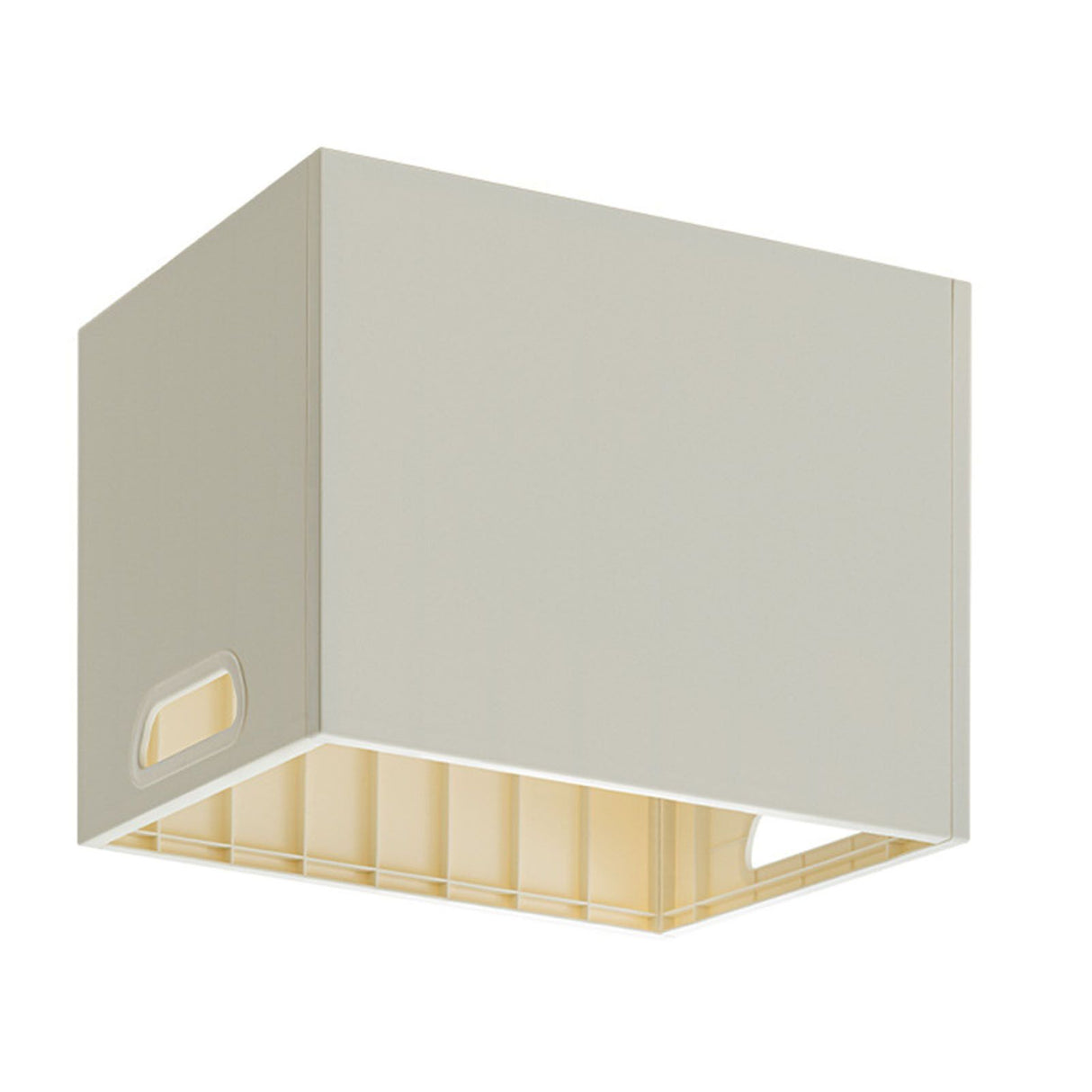 Book Storage Box with Dual Side Handles Stackable 50kg Load Bearing Multifunctional Use File Storage Bins Without Wheel