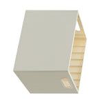 Book Storage Box with Dual Side Handles Stackable 50kg Load Bearing Multifunctional Use File Storage Bins Without Wheel