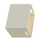 Book Storage Box with Dual Side Handles Stackable 50kg Load Bearing Multifunctional Use File Storage Bins Without Wheel - Top-Down View