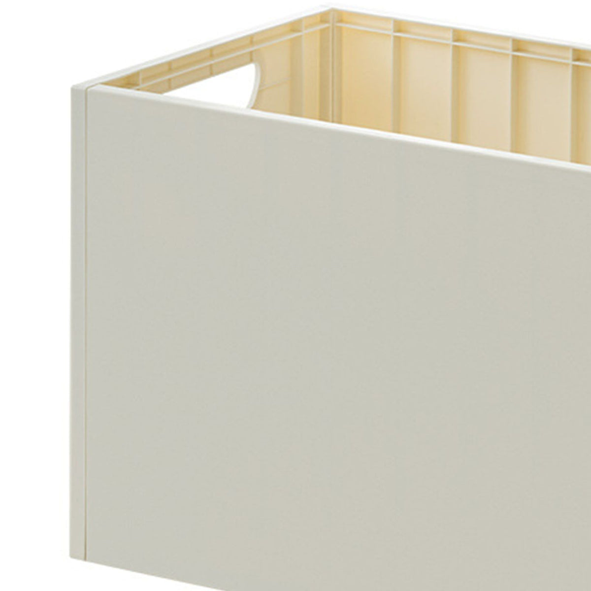 Book Storage Box with Dual Side Handles Stackable 50kg Load Bearing Multifunctional Use File Storage Bins Without Wheel