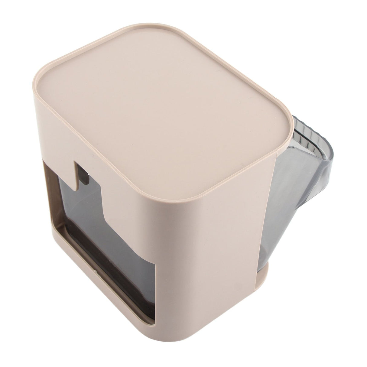 Tea Bag Storage Rack Multifunctional Desktop Office Desk Capsule Coffee Standing Box Plastic Acrylic Gray