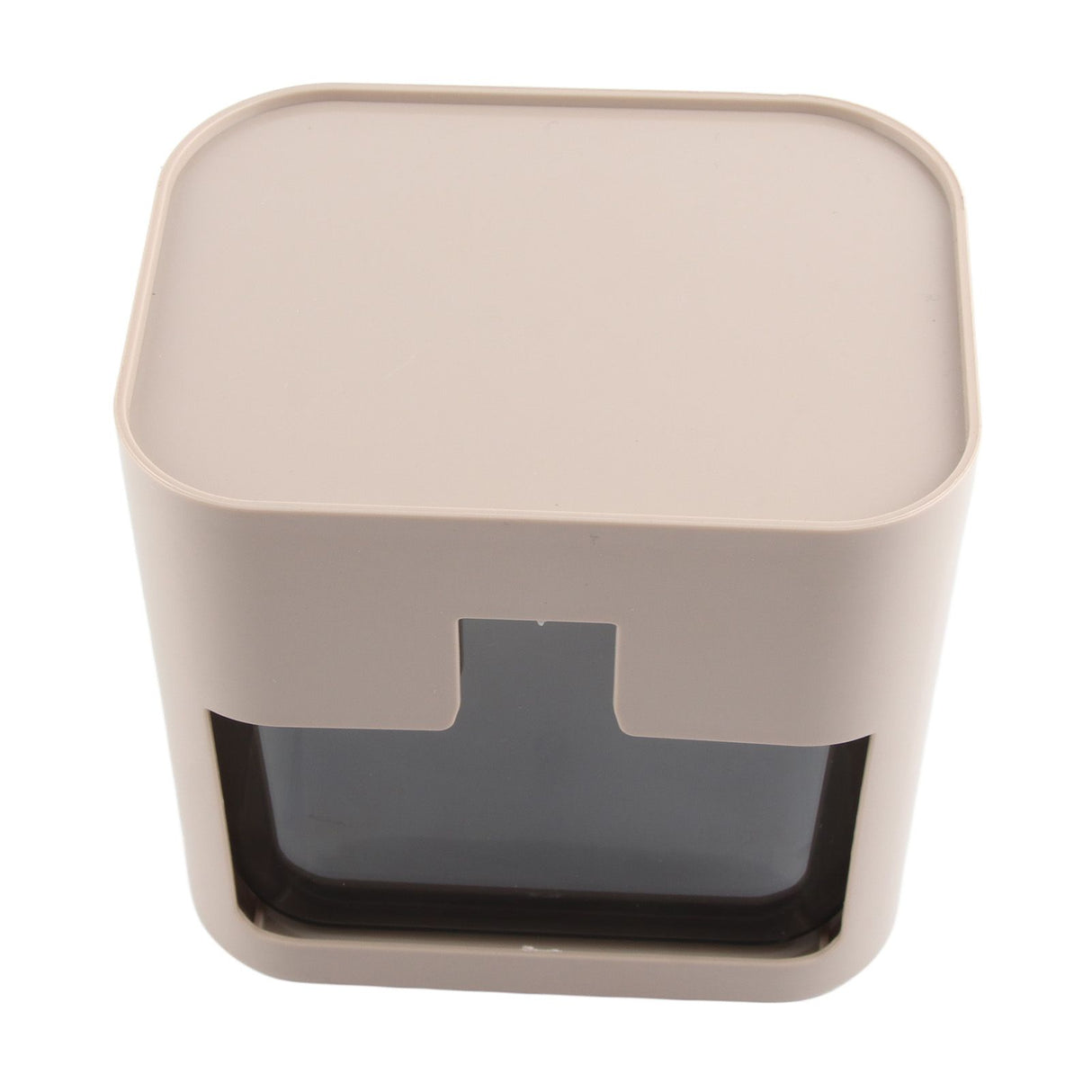 Tea Bag Storage Rack Multifunctional Desktop Office Desk Capsule Coffee Standing Box Plastic Acrylic Gray
