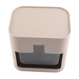 Tea Bag Storage Rack Multifunctional Desktop Office Desk Capsule Coffee Standing Box Plastic Acrylic Gray