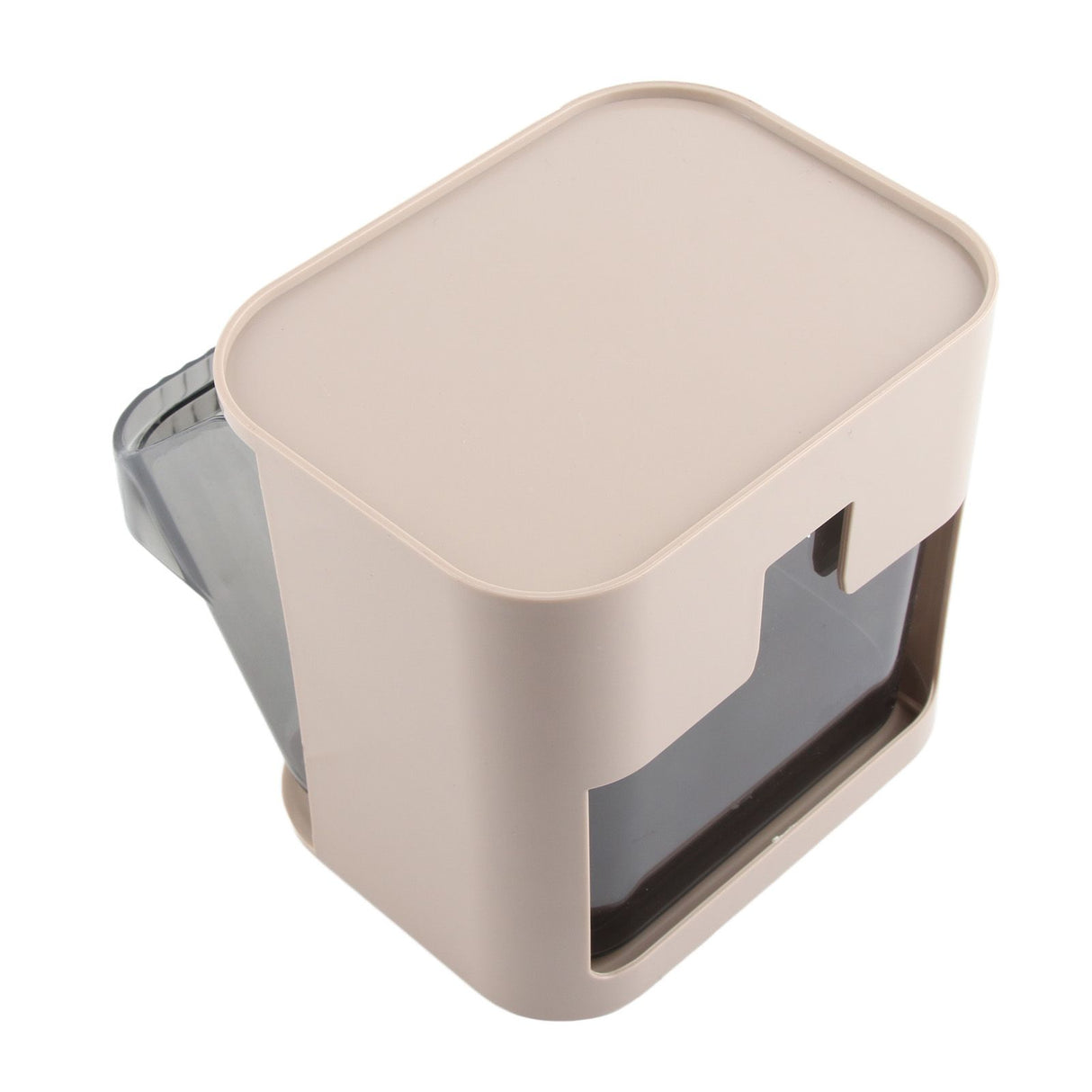 Tea Bag Storage Rack Multifunctional Desktop Office Desk Capsule Coffee Standing Box Plastic Acrylic Gray