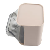 Tea Bag Storage Rack Multifunctional Desktop Office Desk Capsule Coffee Standing Box Plastic Acrylic Gray