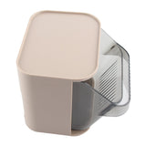 Tea Bag Storage Rack Multifunctional Desktop Office Desk Capsule Coffee Standing Box Plastic Acrylic Gray