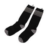 Electric Heated Socks for Men Women Battery Heated Socks with 3 Heat Settings for Hunting Hiking Camping Black - Front View