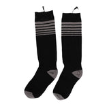 Electric Heated Socks for Men Women Battery Heated Socks with 3 Heat Settings for Hunting Hiking Camping Black - Rear View