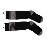 Electric Heated Socks for Men Women Battery Heated Socks with 3 Heat Settings for Hunting Hiking Camping Black - Low Angle