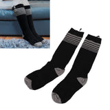 Electric Heated Socks for Men Women Battery Heated Socks with 3 Heat Settings for Hunting Hiking Camping Black - Extra Image