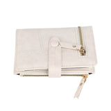 Women Wallet PU Leather Short Small Size Multiple Slots Card Holder Coin Purse for Daily Life White - Extra Image