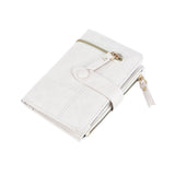 Women Wallet PU Leather Short Small Size Multiple Slots Card Holder Coin Purse for Daily Life White - Extra Image