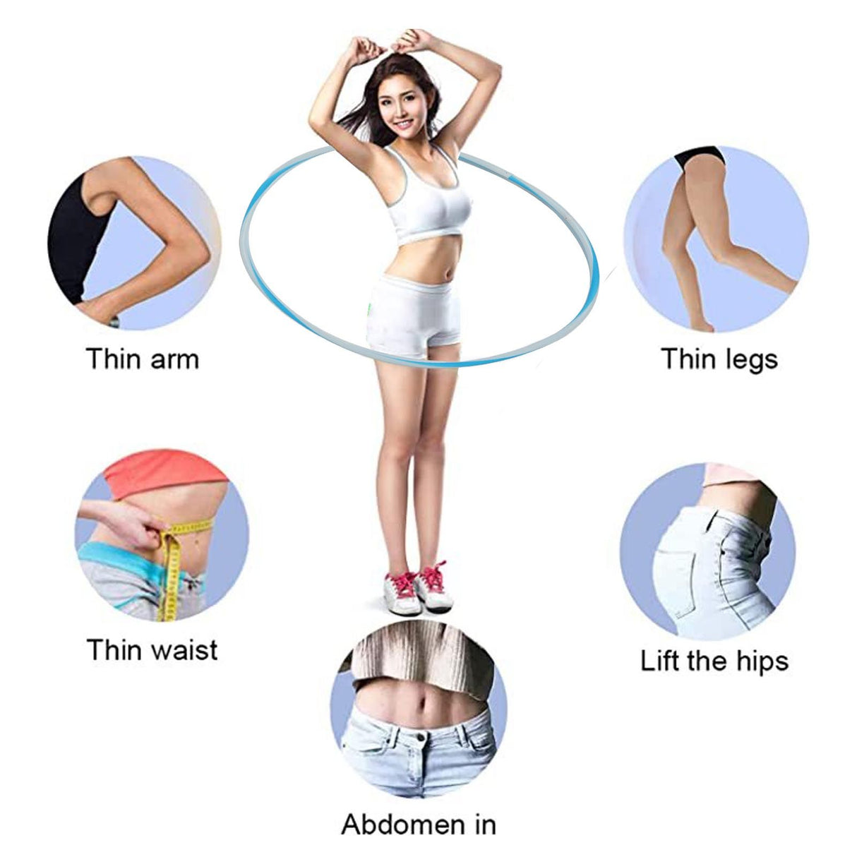 35 Inch LED Hoop RGB Auto Color Changing Dance Exercise Light Up Hoop Fitness Equipment for Kids Adults Beginners