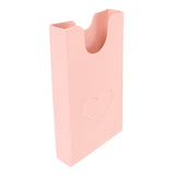 Beach Bag Phone Holder Silicone Phone Case Wallet Holder Insert Accessory Secure Attachment Keep Phone Handy Pink - Front View