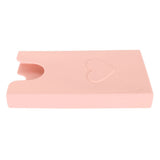 Beach Bag Phone Holder Silicone Phone Case Wallet Holder Insert Accessory Secure Attachment Keep Phone Handy Pink - Top-Down View