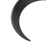 2Pcs Moon Hair Fork ABS Decorative Portable Moon Hairpin Hair Stick for Daily Shopping Cosplays Black