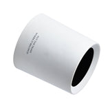 Desktop Trash Can Animal Pattern Cute Portable Mini Waste Basket for Study Office 1.5L White - Front View