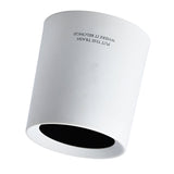 Desktop Trash Can Animal Pattern Cute Portable Mini Waste Basket for Study Office 1.5L White