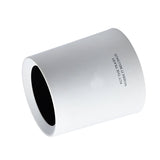 Desktop Trash Can Animal Pattern Cute Portable Mini Waste Basket for Study Office 1.5L White - Close-Up Angle