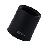 Desktop Trash Can Animal Pattern Cute Portable Mini Waste Basket for Study Office 1.5L Black - Side View