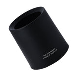 Desktop Trash Can Animal Pattern Cute Portable Mini Waste Basket for Study Office 1.5L Black
