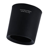 Desktop Trash Can Animal Pattern Cute Portable Mini Waste Basket for Study Office 1.5L Black - Rear View