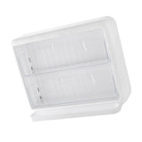 Wall Mounted Coffee Capsule Holder Clear Acrylic Compact Tea Bag Storage Rack for Office S One Layer Without Grid + One Layer with Three Compartments - Extra Image