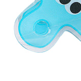 Stationery Clip Plastic Cute Cartoon Double Sided Multifunctional Long Tail Document Clamps For Office Supplies Binder Paper Blue Expression - Close-Up Angle