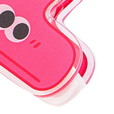 Stationery Clip Plastic Cute Cartoon Double Sided Multifunctional Long Tail Document Clamps For Office Supplies Binder Paper Red Expression - Low Angle