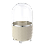 Rotating Pen Holder Desktop Makeup Brush Storage Organizer Plastic Home Decoration for Cosmetics Pencil White