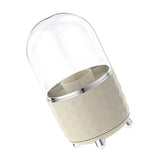 Rotating Pen Holder Desktop Makeup Brush Storage Organizer Plastic Home Decoration for Cosmetics Pencil White