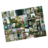50PCS Nature Landscape Stickers Decorative Aesthetic Travel Scenery Scrapbooking Stickers for DIY Planner Journal Notebook Laptops Luggages Green