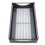 Pull Out Cabinet Organizer Carbon Steel Smooth Sliding Silent Slide Out Pantry Shelves for Bathroom Wardrobe Black M 227x401x85mm