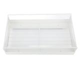 Pull Out Cabinet Organizer Carbon Steel Smooth Sliding Silent Slide Out Pantry Shelves for Bathroom Wardrobe White M 227x401x85mm - 45-Degree Angle