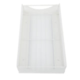 Pull Out Cabinet Organizer Carbon Steel Smooth Sliding Silent Slide Out Pantry Shelves for Bathroom Wardrobe White M 227x401x85mm - Extra Image