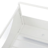 Pull Out Cabinet Organizer Carbon Steel Smooth Sliding Silent Slide Out Pantry Shelves for Bathroom Wardrobe White M 227x401x85mm - Extra Image