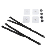 2Pcs Adjustable TV Safety Straps Adhesive Anti Tip Furniture Anchors for Baby Proofing Flat Screens Fix to Wall Cabinet Stand Desk