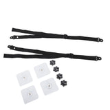 2Pcs Adjustable TV Safety Straps Adhesive Anti Tip Furniture Anchors for Baby Proofing Flat Screens Fix to Wall Cabinet Stand Desk