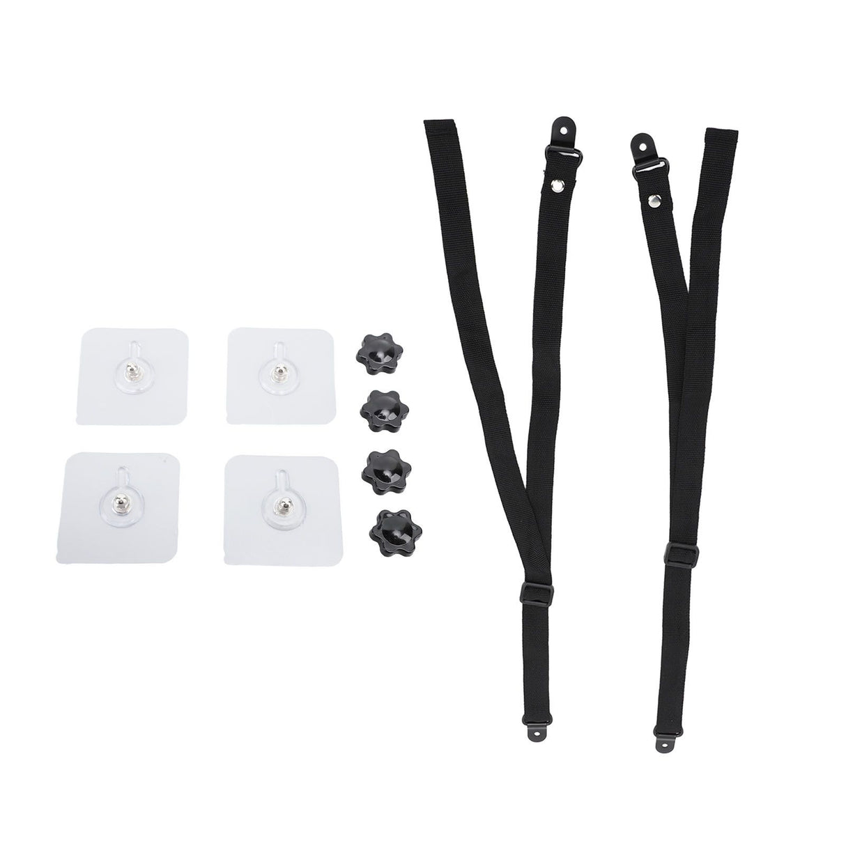 2Pcs Adjustable TV Safety Straps Adhesive Anti Tip Furniture Anchors for Baby Proofing Flat Screens Fix to Wall Cabinet Stand Desk
