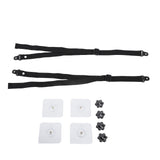 2Pcs Adjustable TV Safety Straps Adhesive Anti Tip Furniture Anchors for Baby Proofing Flat Screens Fix to Wall Cabinet Stand Desk - Extra Image