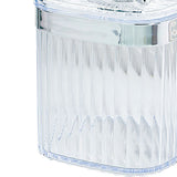 Toothpick Holder Large Capacity Fashion Look Toothpick Container Storage Box Jar for Home Restaurant Transparent - Close-Up Angle