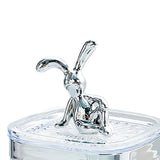 Toothpick Holder Large Capacity Fashion Look Toothpick Container Storage Box Jar for Home Restaurant Transparent - Low Angle