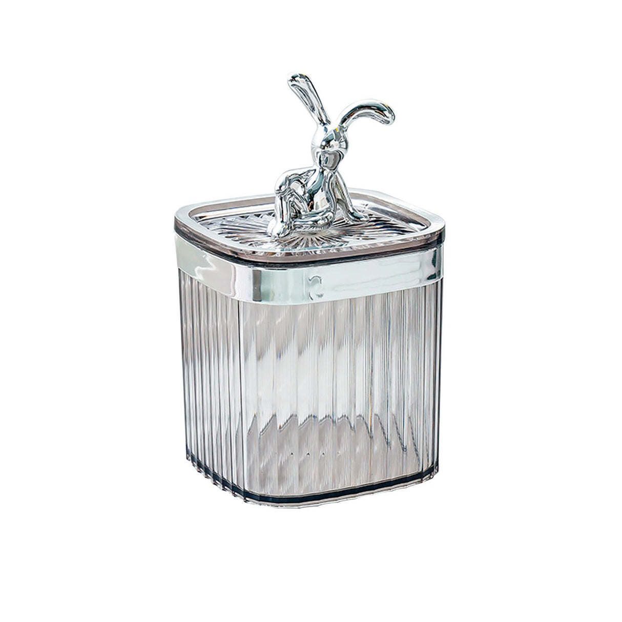 Toothpick Holder Large Capacity Fashion Look Toothpick Container Storage Box Jar for Home Restaurant Smoky Gray